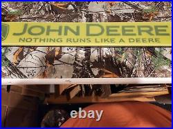 VINTAGE John Deere PORCELAIN SIGN DOOR PUSH BAR