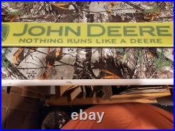 VINTAGE John Deere PORCELAIN SIGN DOOR PUSH BAR VINTAGE John Deere PORCELAIN SIGN DOOR PUSH BAR
