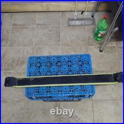 VINTAGE PORCELAIN JOHN DEERE SIGN DOOR PUSH BAR nothing runs like a DEERE