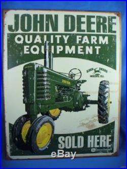 VINTAGE STYLE JOHN DEERE QUALITY FARM EQUIPMENT SOLD HERE deer green tractor