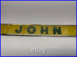 VTG John Deere Sign Tractor Badge Fender Emblem 1010 2010 3010 Wall Hanger 37