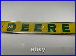VTG John Deere Sign Tractor Badge Fender Emblem 1010 2010 3010 Wall Hanger 37
