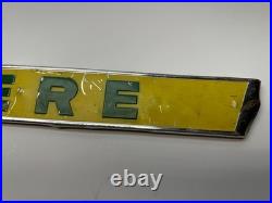VTG John Deere Sign Tractor Badge Fender Emblem 1010 2010 3010 Wall Hanger 37