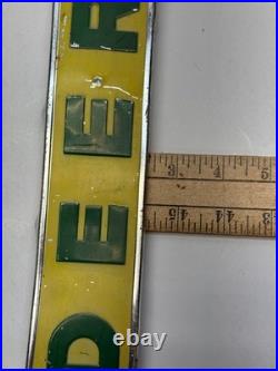 VTG John Deere Sign Tractor Badge Fender Emblem 1010 2010 3010 Wall Hanger 37