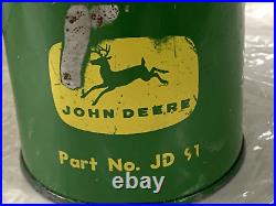 VTG John Deere Tractor Oil Can Handy Oiler Green Yellow JD 91 Eagle USA (SH)