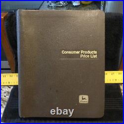 Very Rare 2000 Vintage John Deere Consumer Products Price Book
