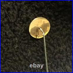 Very Rare John Deere 32 Year Employee 10K Gold Retirement (3 Diamond) Stick Pin
