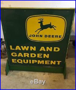 Very Rare John Deere Lawn Garden Equipment Sign