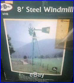 Very Rare John Deere Windmill Advertising Windmill 8 Foot High New Sealed Box