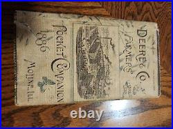 Vintage 1886 John Deere Plow Company, Farmers' Pocket Companion