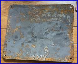 Vintage 1930's John Deere Tractors Porcelain Sign Farm Equipment 11×9.5