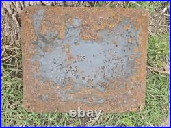 Vintage 1930's John Deere Tractors Porcelain Sign Farm Equipment 11×9.5