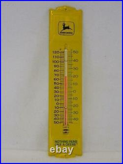 Vintage 1950's Advertising Thermometer JOHN DEERE 2- Legged Deere Logo U. S. A