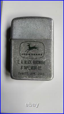 Vintage 1950's John Deere lighter With L. A. Black Hardware & Implement Co
