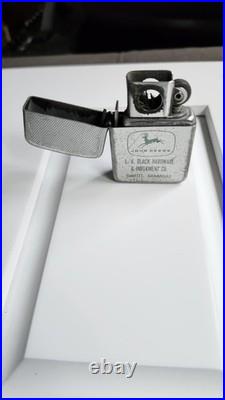 Vintage 1950's John Deere lighter With L. A. Black Hardware & Implement Co