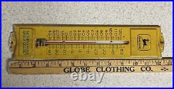 Vintage 1950s John Deere Thermometer Two-Legged Deer Nothing Runs Like a Deere