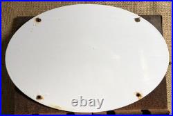 Vintage 1954 Dated John Deere Farm Equipment 16.5 Porcelain Gas Oil Sign
