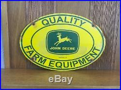 Vintage 1954 John Deere Farm Equipment Sign