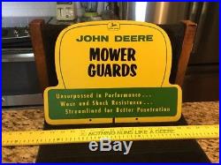 Vintage 1960s John Deere Masonite Dealer Sign John Deere Mower Guards MINT