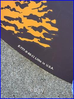 Vintage 1966 NOS 4 Leg John Deere 3' Diameter Poster Sign Rent From Us Exc