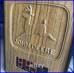 Vintage 1970 John Deere Dealership Digital Clock