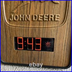 Vintage 1970 John Deere Dealership Digital Clock