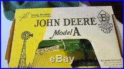 Vintage 1989 Die-cast John Deere Model A Tractor Beckman High Signed & No