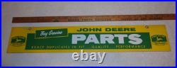 Vintage Antique Original John Deere Genuine Parts 28 Metal Gas Oil Tractor Sign Vintage Antique Original John Deere Genuine Parts 28 Metal Gas Oil Tractor Sign