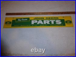 Vintage Antique Original John Deere Genuine Parts 28 Metal Gas Oil Tractor Sign Vintage Antique Original John Deere Genuine Parts 28 Metal Gas Oil Tractor Sign