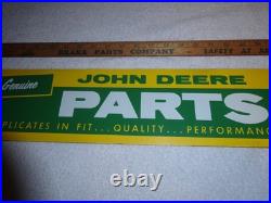 Vintage Antique Original John Deere Genuine Parts 28 Metal Gas Oil Tractor Sign Vintage Antique Original John Deere Genuine Parts 28 Metal Gas Oil Tractor Sign