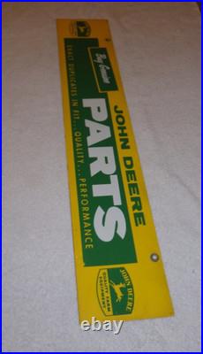 Vintage Antique Original John Deere Genuine Parts 28 Metal Gas Oil Tractor Sign Vintage Antique Original John Deere Genuine Parts 28 Metal Gas Oil Tractor Sign