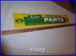 Vintage Antique Original John Deere Genuine Parts 28 Metal Gas Oil Tractor Sign Vintage Antique Original John Deere Genuine Parts 28 Metal Gas Oil Tractor Sign