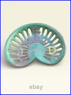 Vintage Antique Retro Cast Iron John Deere Tractor Seat 1847 Green Farm Sign