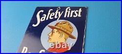 Vintage Boy Scouts Sign America Local Troop Gas Pump Motor Oil Porcelain Sign Vintage Boy Scouts Sign America Local Troop Gas Pump Motor Oil Porcelain Sign