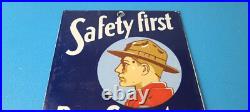Vintage Boy Scouts Sign America Local Troop Gas Pump Motor Oil Porcelain Sign Vintage Boy Scouts Sign America Local Troop Gas Pump Motor Oil Porcelain Sign