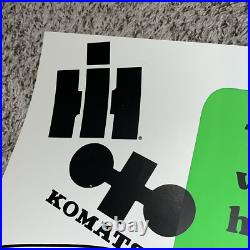 Vintage CAT Sign NOS Morale Poster John Deere, IH, Komatsu Competitors