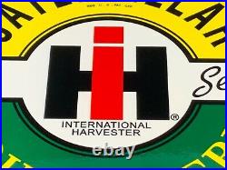 Vintage Caterpillar John Deere International Harvester 12 Metal Gas & Oil Sign