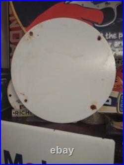 Vintage Caterpillar John Deere International Harvester Porcelain Metal Gas Sign