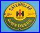 Vintage_Caterpillar_John_Deere_Porcelain_Tractor_Dealership_Service_Pump_Sign_01_stn