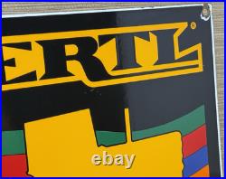 Vintage Ertl Toy Tractors Porcelain Sign Store Tomy John Deere Peterbilt Bobcat