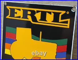 Vintage Ertl Toy Tractors Porcelain Sign Store Tomy John Deere Peterbilt Bobcat