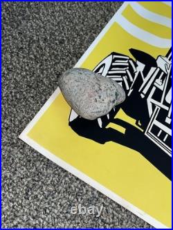 Vintage FS Fertilizer Poster Banner Sign 18x50 Top Dress Hay Land It Pays