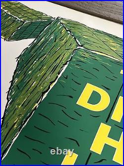 Vintage FS Fertilizer Poster Banner Sign A-9392 It Pays! Top Dress Hay Land