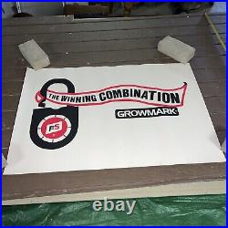 Vintage FS Growmark Poster Banner Sign The Winning Combination 24x36