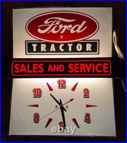 Vintage Ford Tractor lighted Sign, International Harvester, John Deere, Farmall