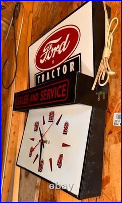Vintage Ford Tractor lighted Sign, International Harvester, John Deere, Farmall