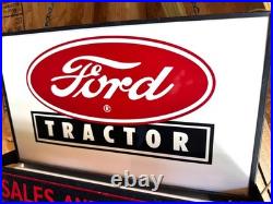 Vintage Ford Tractor lighted Sign, International Harvester, John Deere, Farmall