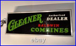 Vintage Gleaner Baldwin combine Sign, John Deere, international Harvester