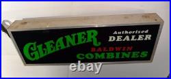 Vintage Gleaner Baldwin combine Sign, John Deere, international Harvester
