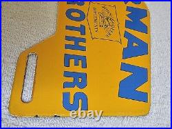 Vintage Gorman Smith Bros. John Deere Implements Chevrolet Porcelain Sign Topper Vintage Gorman Smith Bros. John Deere Implements Chevrolet Porcelain Sign Topper